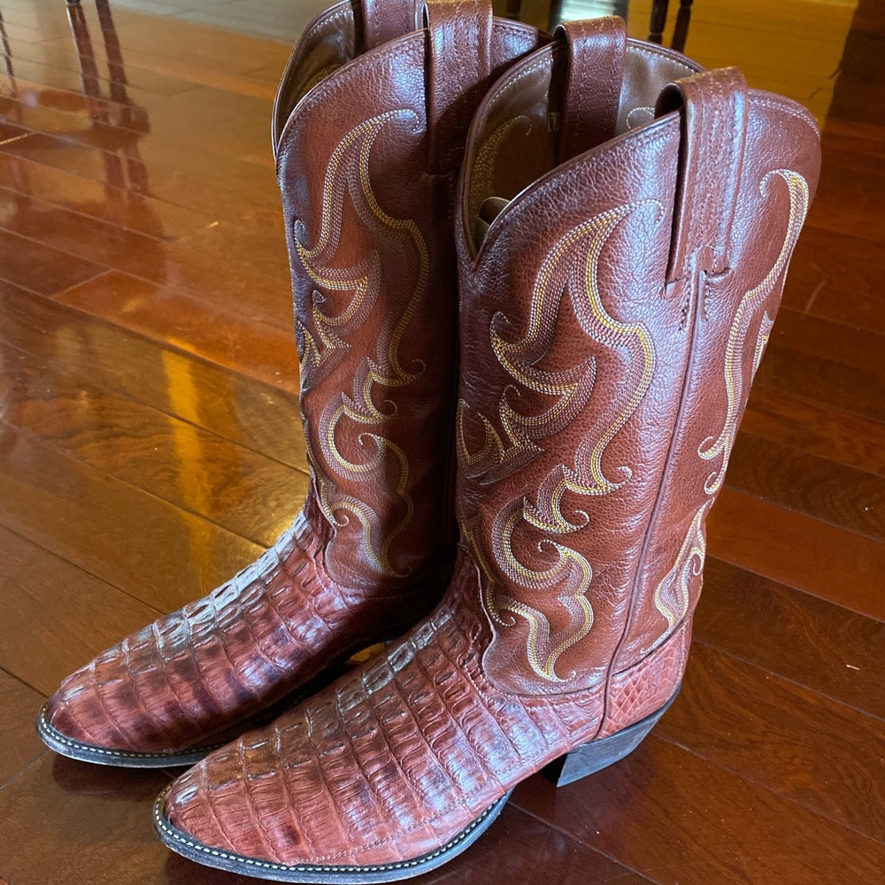 Tony Lama Caiman Tail Boots